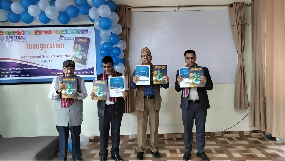 Eighth Issue of Management Scholars Magazine Inaugurated by Vice Chancellor