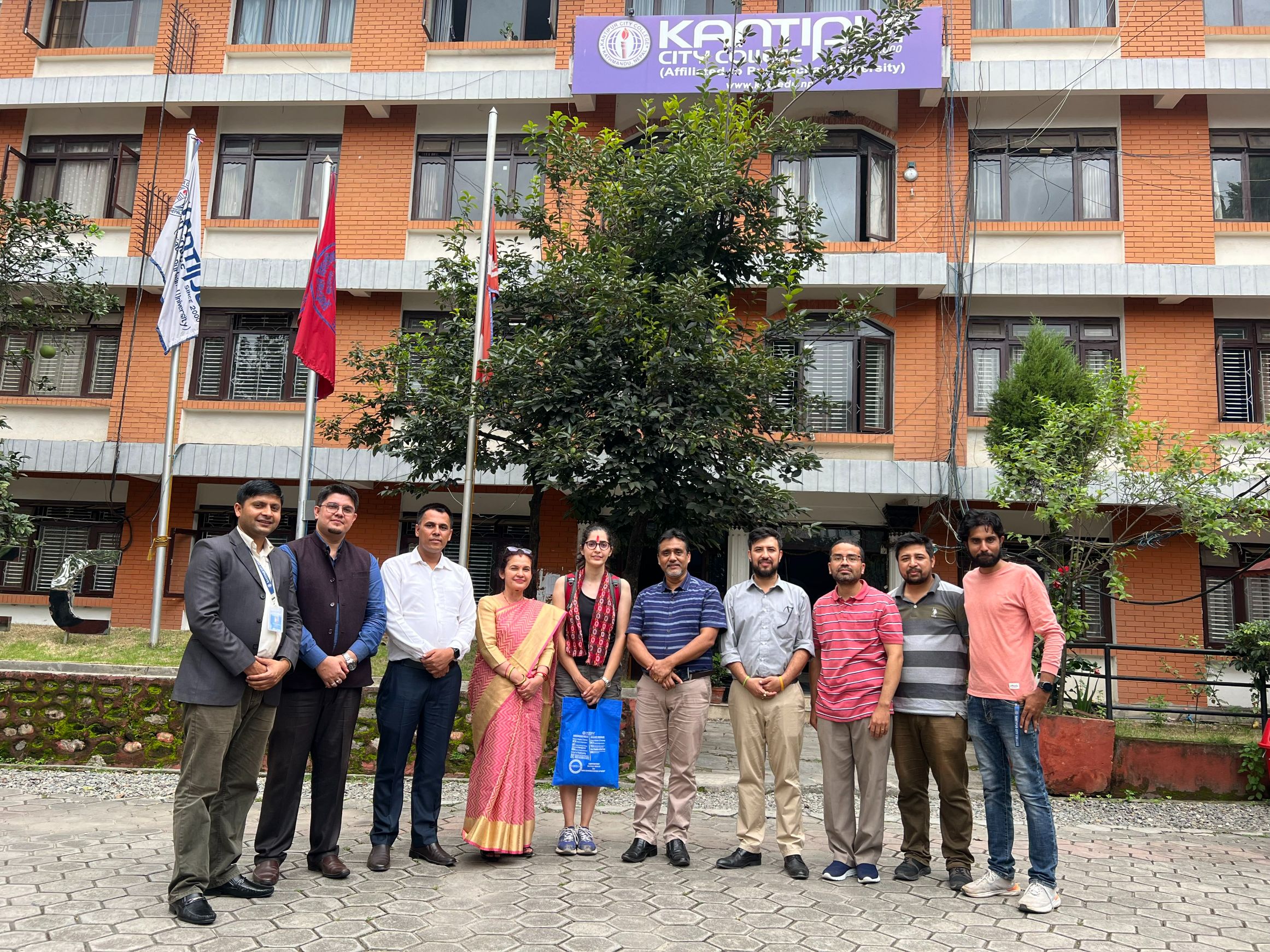 German Intern Atefeh Kasiri Departs Kantipur City College after Productive 2-Months Internship